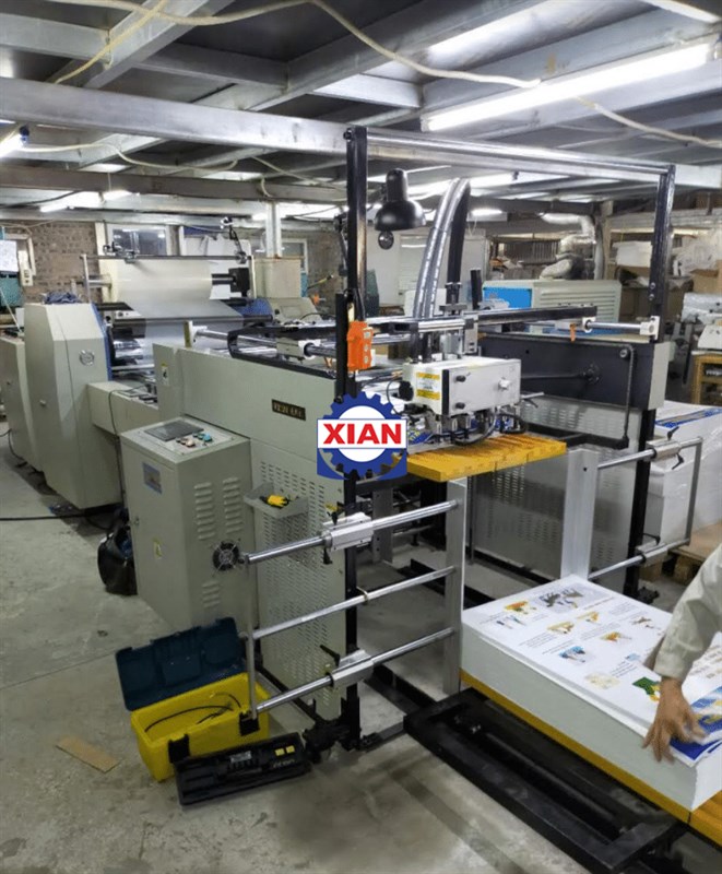 Đầu Cấp Giấy Lắp Cho Máy Cán Màng