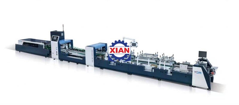 Máy Dán Hộp Giấy Khóa Đáy Leo Dốc