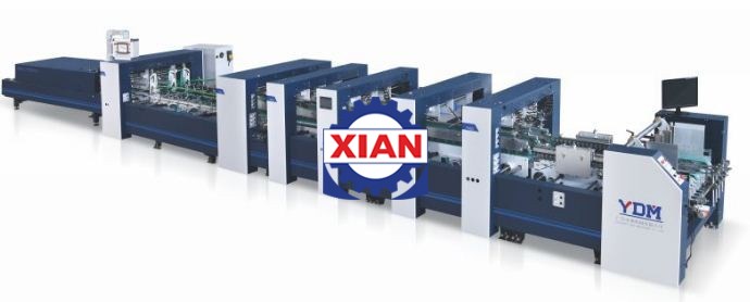 Máy Dán Hộp Tự Động Dán Giấy Và Sóng