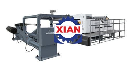 Máy Xả Lô Giấy Cuộn HSC-1400/1700B(2 Cuộn)