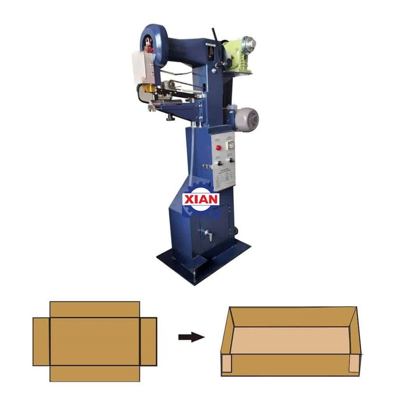 Máy Đính Góc Hộp Cứng