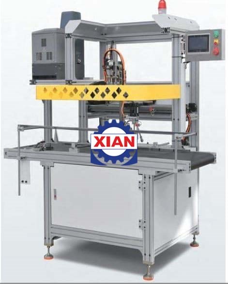 Máy Bắn Keo Lắp Ráp Khay Hộp Cứng