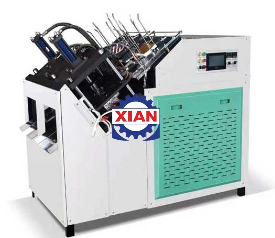 Máy Sản Xuất Đĩa Giấy 2 Khuôn